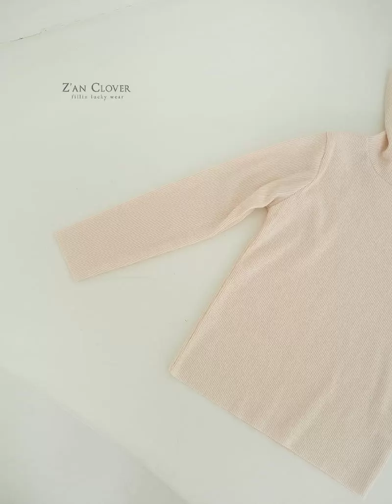 Zan Clover - Korean Children Fashion - #childofig - Basic Rib Turtleneck Tee - 6