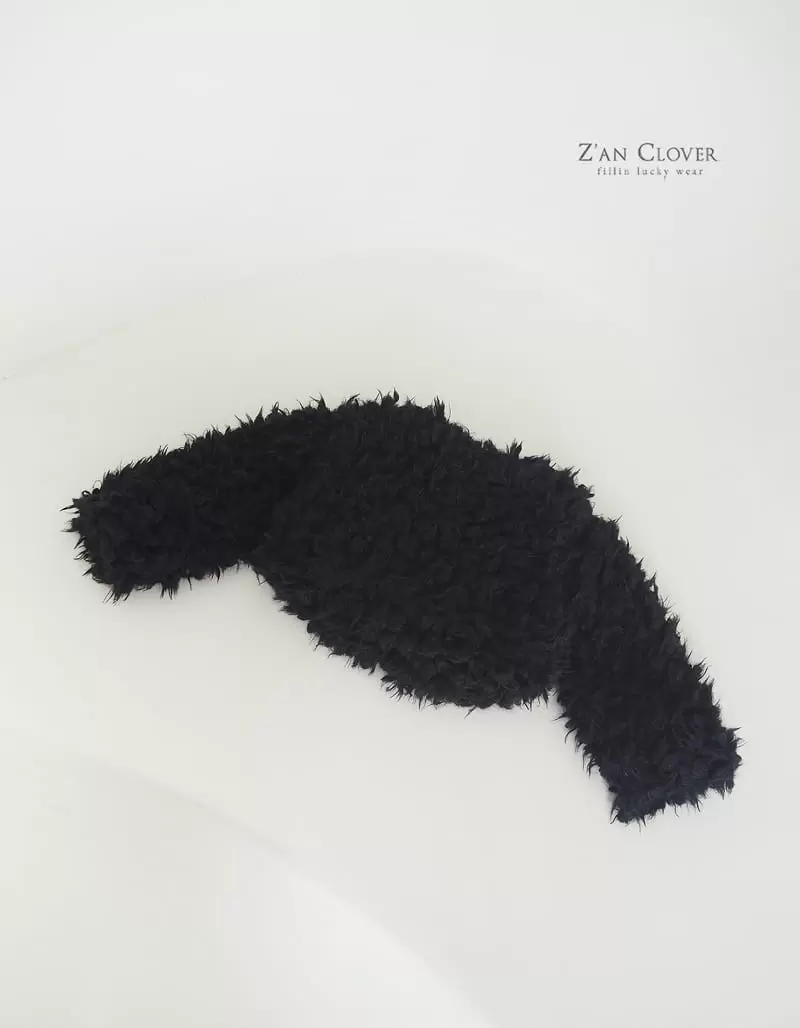 Zan Clover - Korean Children Fashion - #childrensboutique - Fluffy Jacket - 12