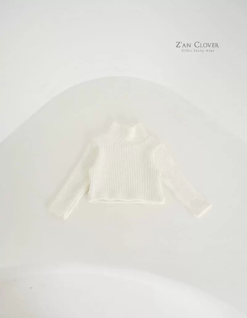 Zan Clover - Korean Children Fashion - #childofig - Bocasi Turtleneck Tee - 4