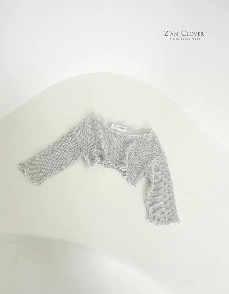 Zan Clover - Korean Children Fashion - #designkidswear - Matal Mesh Tee - 5