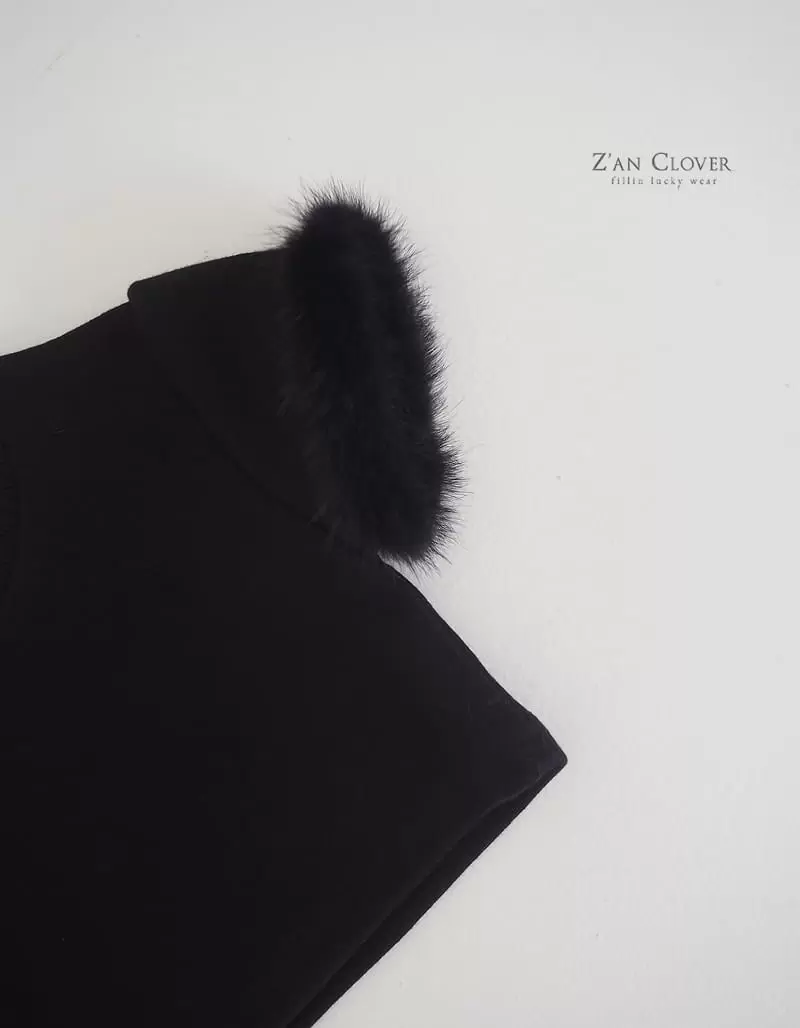 Zan Clover - Korean Children Fashion - #designkidswear - Fluffy Triming Tee - 7