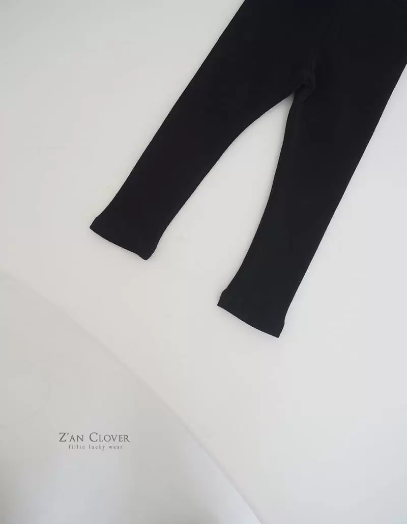 Zan Clover - Korean Children Fashion - #discoveringself - Mon Blan Leggings - 2