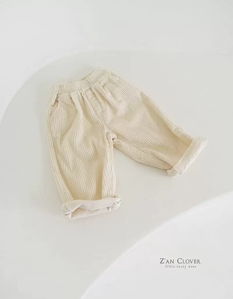 Zan Clover - Korean Children Fashion - #discoveringself - Rib Loose Pants - 8