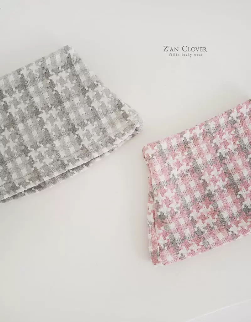 Zan Clover - Korean Children Fashion - #designkidswear - Twid Mini Skirt - 4