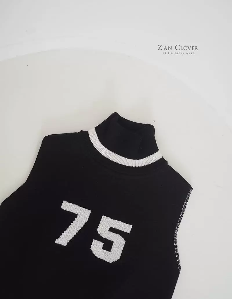 Zan Clover - Korean Children Fashion - #discoveringself - 75 Knit Vest - 4