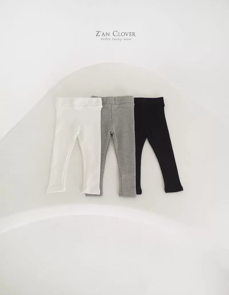 Zan Clover - Korean Children Fashion - #fashionkids - Mon Blan Leggings - 3