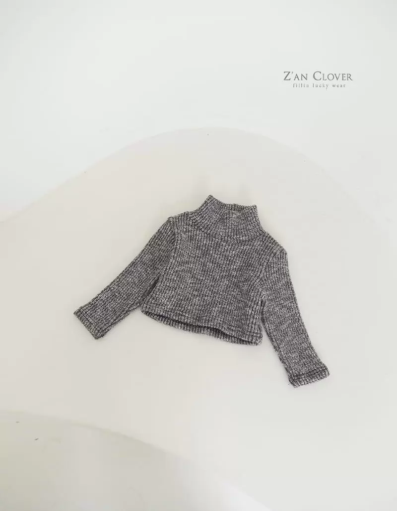 Zan Clover - Korean Children Fashion - #fashionkids - Bocasi Turtleneck Tee - 7