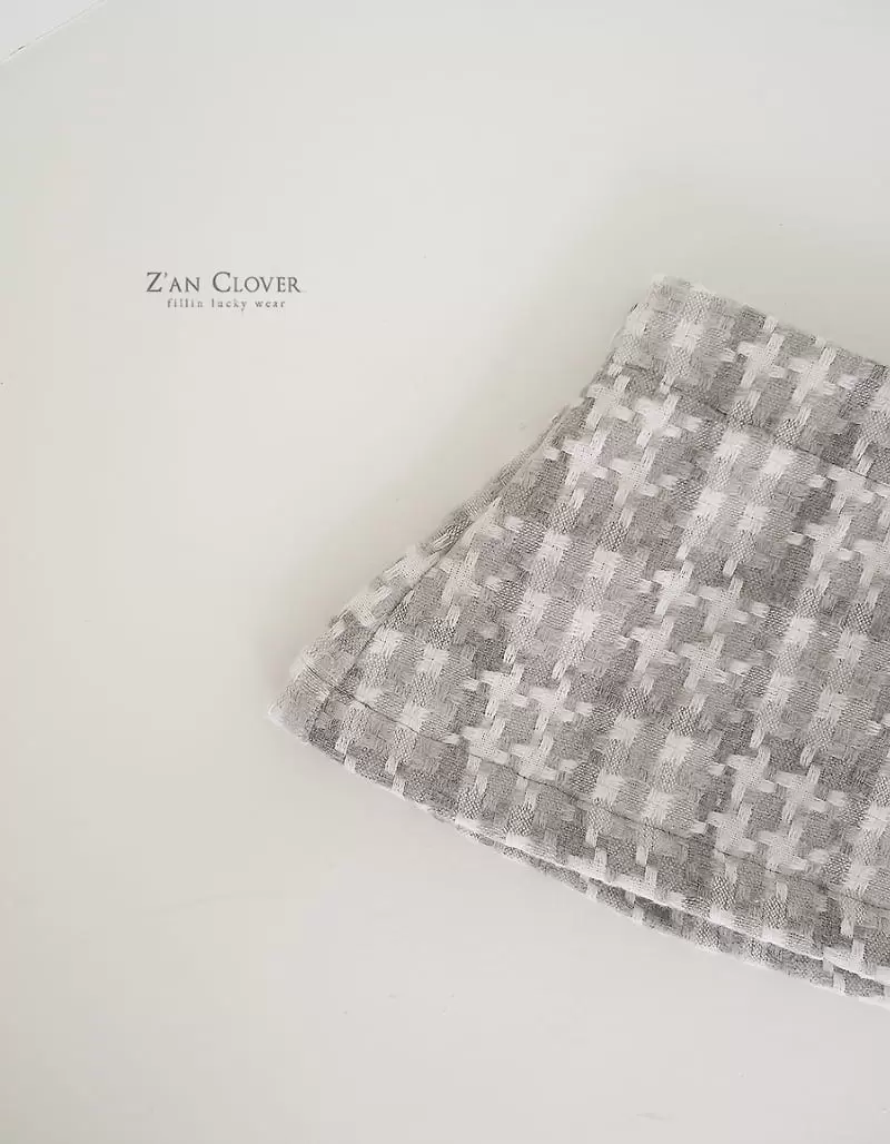 Zan Clover - Korean Children Fashion - #kidsshorts - Twid Mini Skirt - 6