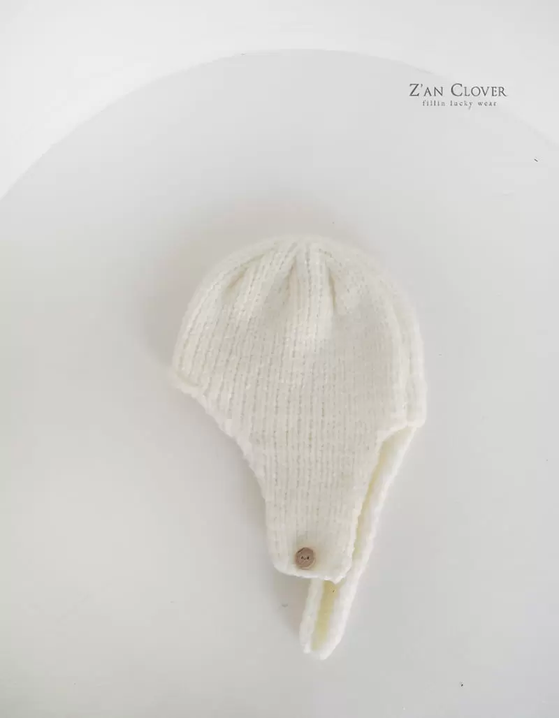 Zan Clover - Korean Children Fashion - #kidsshorts - Button Ears Beanie - 6