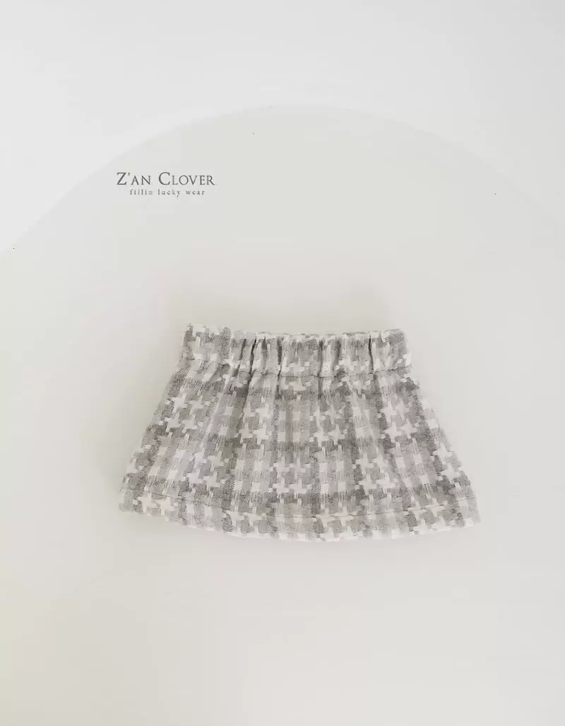 Zan Clover - Korean Children Fashion - #kidsstore - Twid Mini Skirt - 7