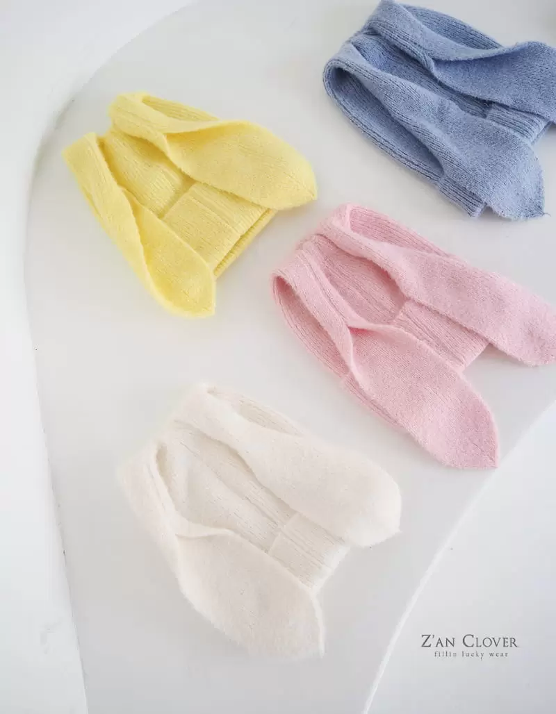 Zan Clover - Korean Children Fashion - #kidzfashiontrend - Angora Bunny Beanie - 6