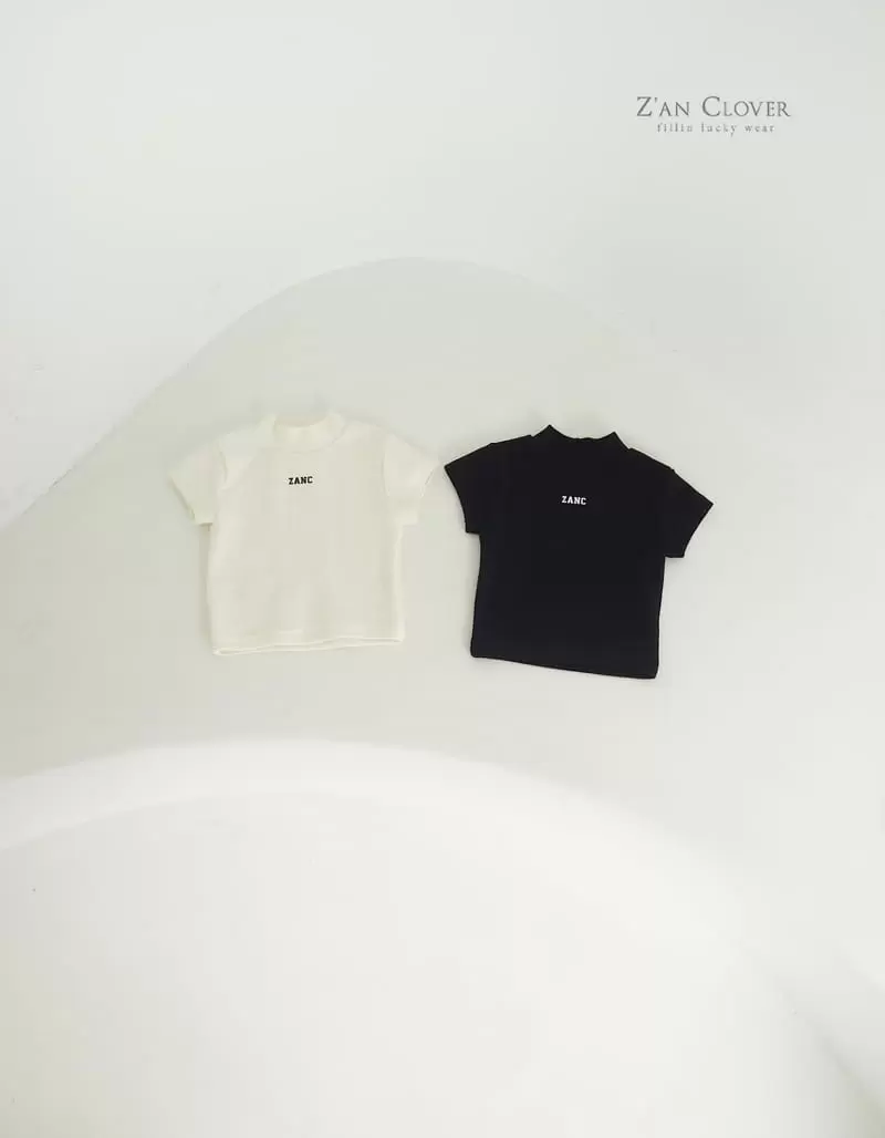 Zan Clover - Korean Children Fashion - #kidzfashiontrend - ZANC Half Turtleneck Tee