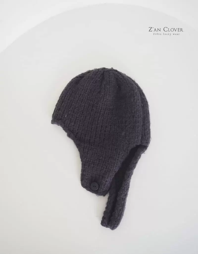Zan Clover - Korean Children Fashion - #littlefashionista - Button Ears Beanie - 10