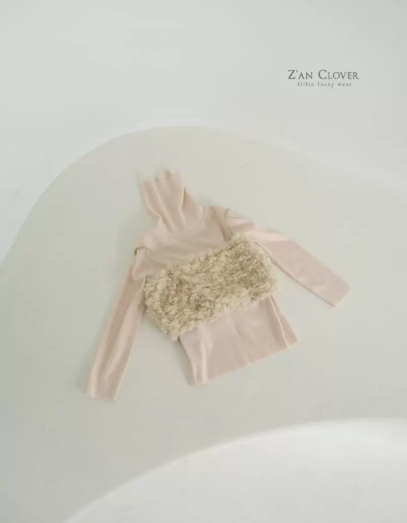 Zan Clover - Korean Children Fashion - #littlefashionista - Fluffy Top - 2