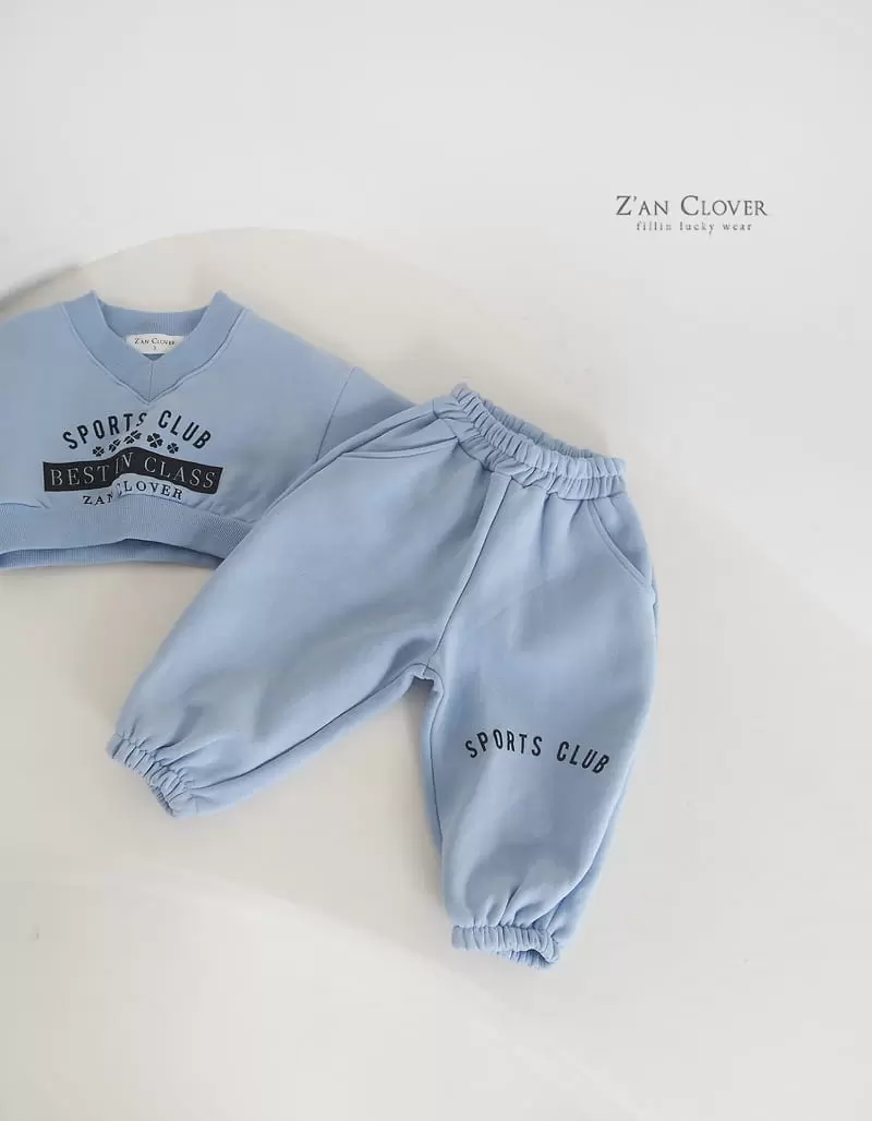 Zan Clover - Korean Children Fashion - #magicofchildhood - Sport Club Top Bottom Set - 6