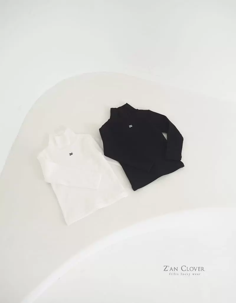 Zan Clover - Korean Children Fashion - #minifashionista - ZC Rib Turtleneck Tee