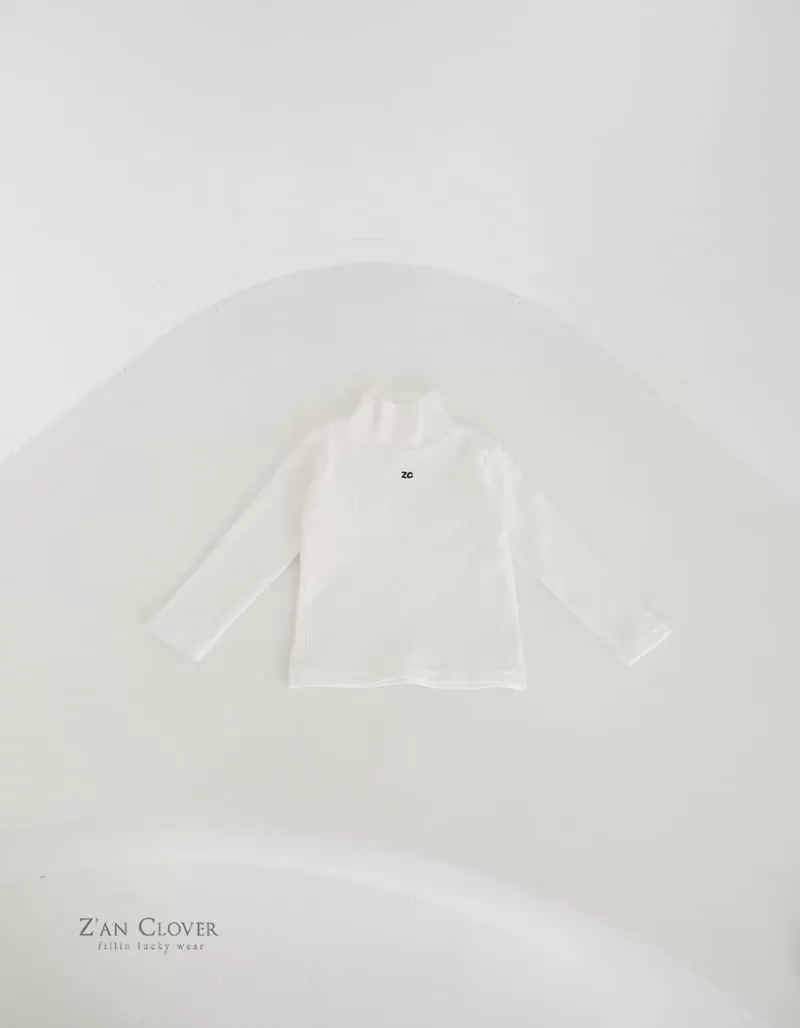 Zan Clover - Korean Children Fashion - #prettylittlegirls - ZC Rib Turtleneck Tee - 2