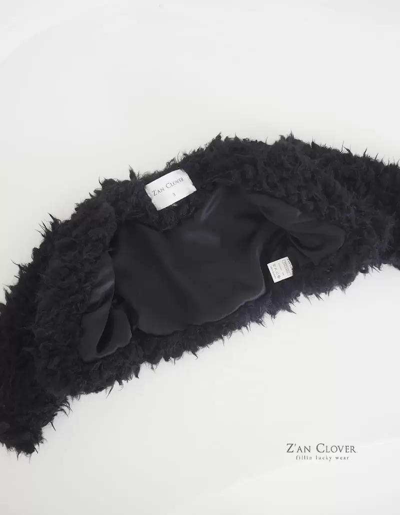 Zan Clover - Korean Children Fashion - #stylishchildhood - Fluffy Jacket - 10