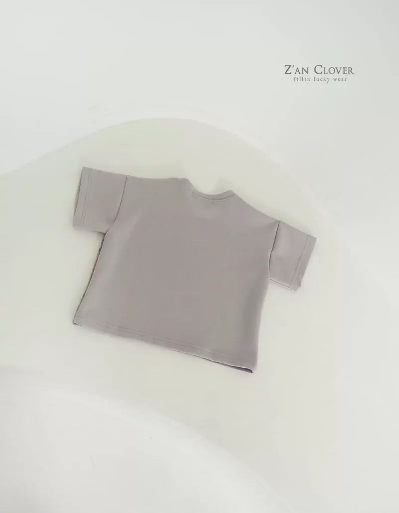 Zan Clover - Korean Children Fashion - #todddlerfashion - Digital Boxy Tee - 2