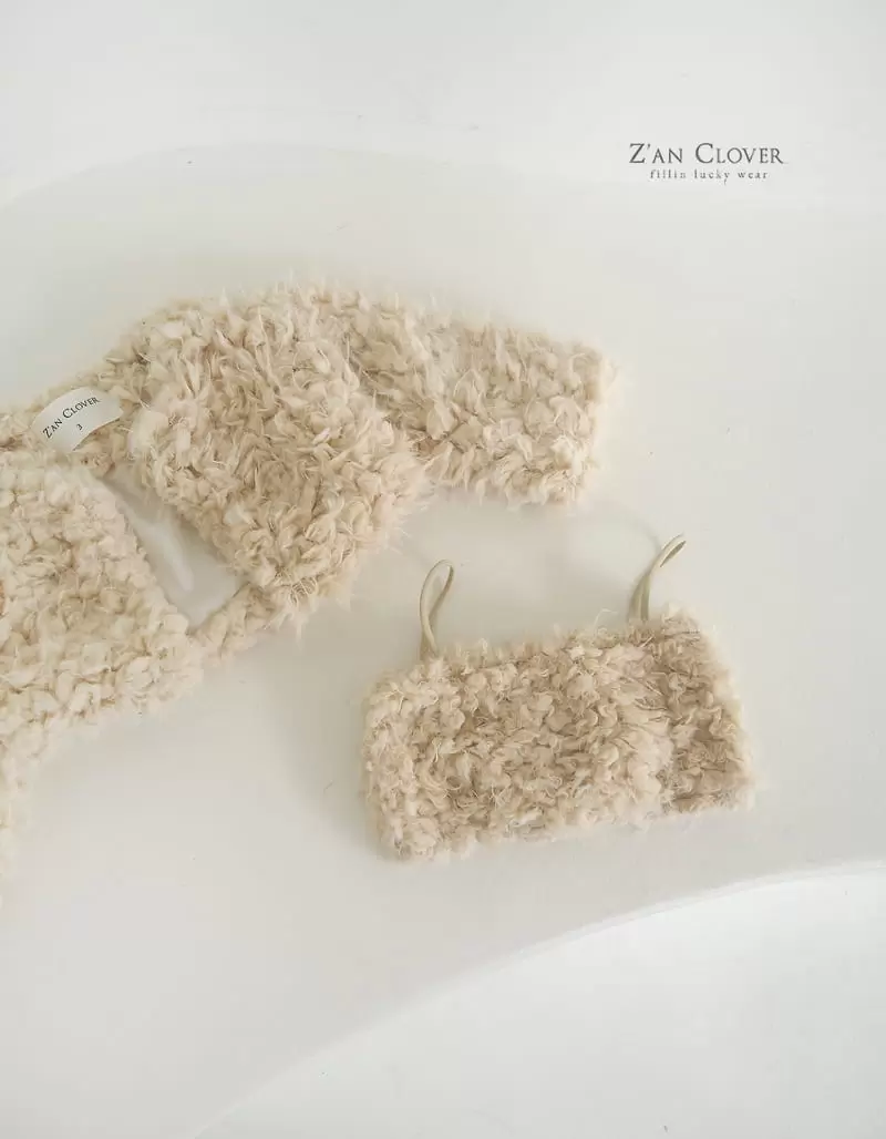 Zan Clover - Korean Children Fashion - #todddlerfashion - Fluffy Jacket - 8