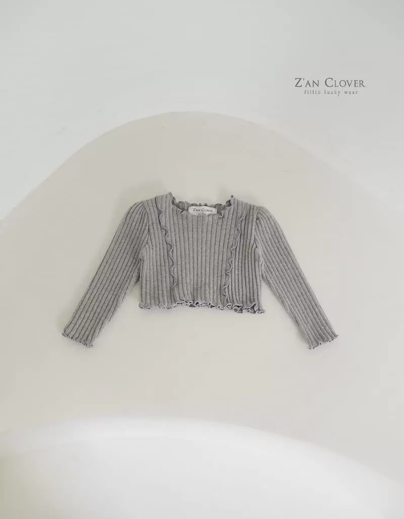 Zan Clover - Korean Children Fashion - #toddlerclothing - Aroha Wave Tee - 6
