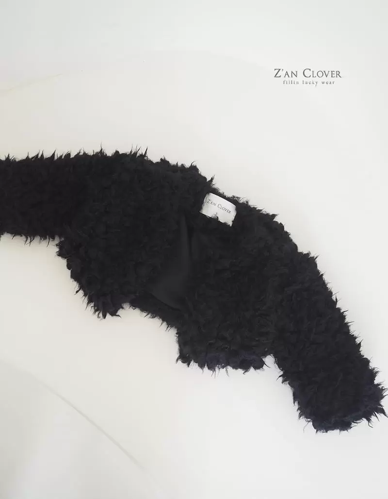 Zan Clover - Korean Children Fashion - #toddlerclothing - Fluffy Jacket - 9