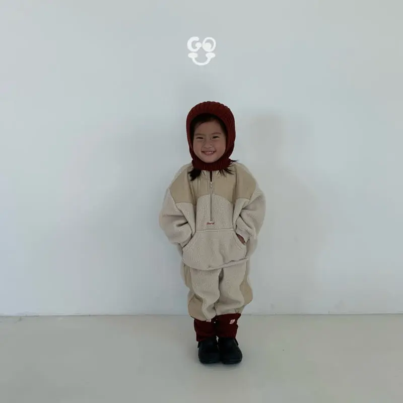 go;u - Korean Children Fashion - #childofig - Vanilla Baraclava with Mom