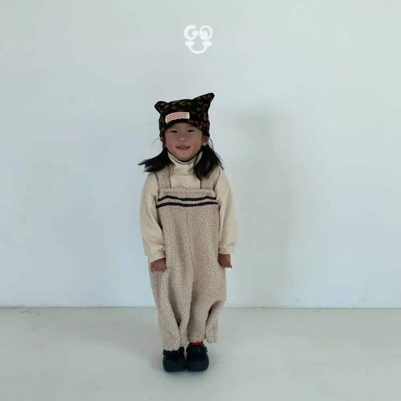 go;u - Korean Children Fashion - #kidsshorts - Lion Dungarees - 9