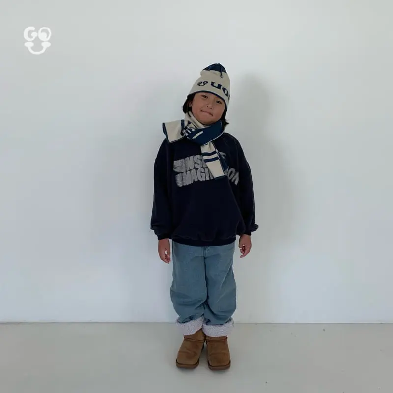 go;u - Korean Children Fashion - #prettylittlegirls - So Cold Jeans Black with Mom - 9