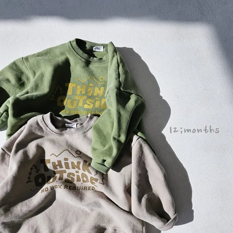 12 Month - Korean Children Fashion - #childofig - Think Sweatshirt - 3