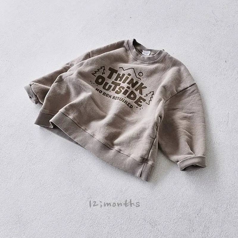 12 Month - Korean Children Fashion - #childofig - Think Sweatshirt - 4