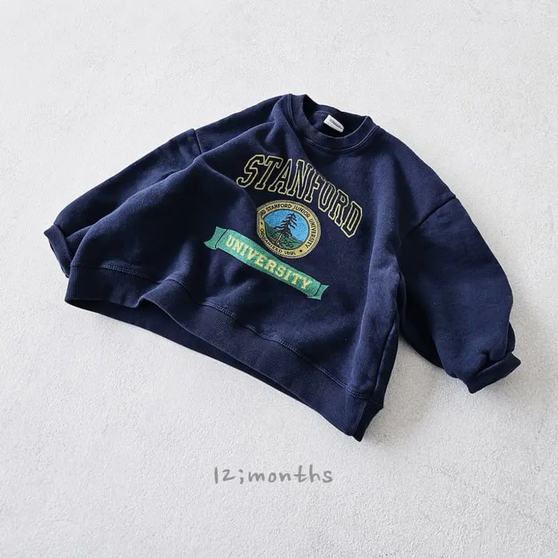 12 Month - Korean Children Fashion - #discoveringself - Stanford Sweatshirt - 7