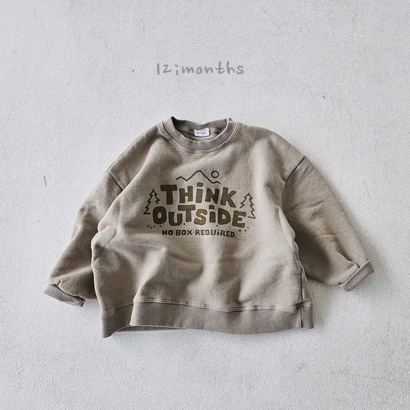 12 Month - Korean Children Fashion - #discoveringself - Think Sweatshirt - 6
