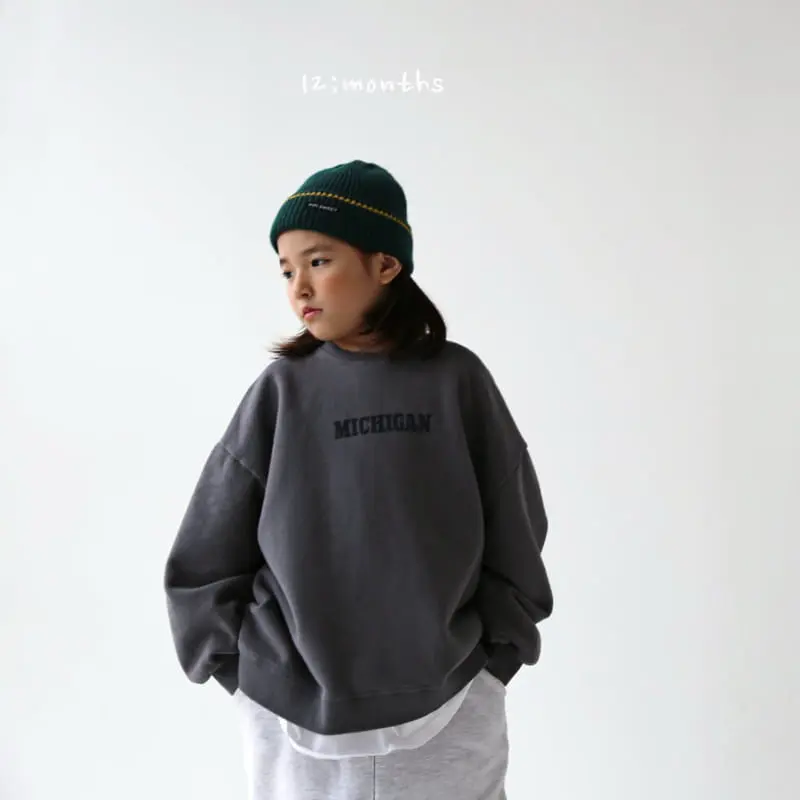 12 Month - Korean Children Fashion - #fashionkids - Michigan Sweatshirt - 10