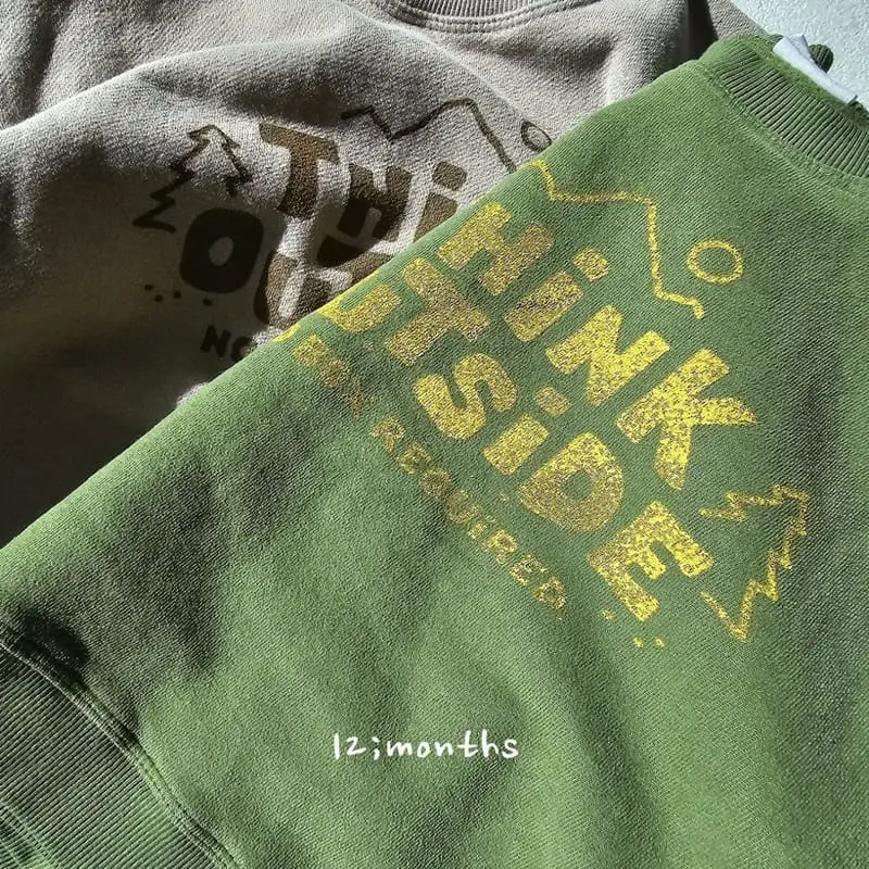 12 Month - Korean Children Fashion - #fashionkids - Think Sweatshirt - 7