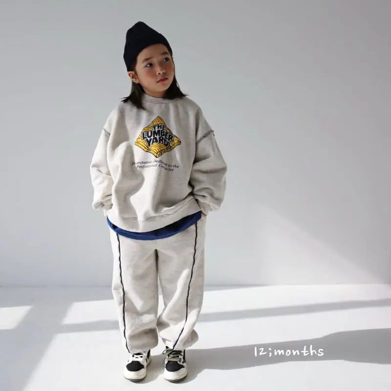12 Month - Korean Children Fashion - #magicofchildhood - Reverse Sweatshirt - 12