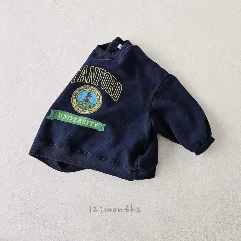 12 Month - Korean Children Fashion - #stylishchildhood - Stanford Sweatshirt - 3