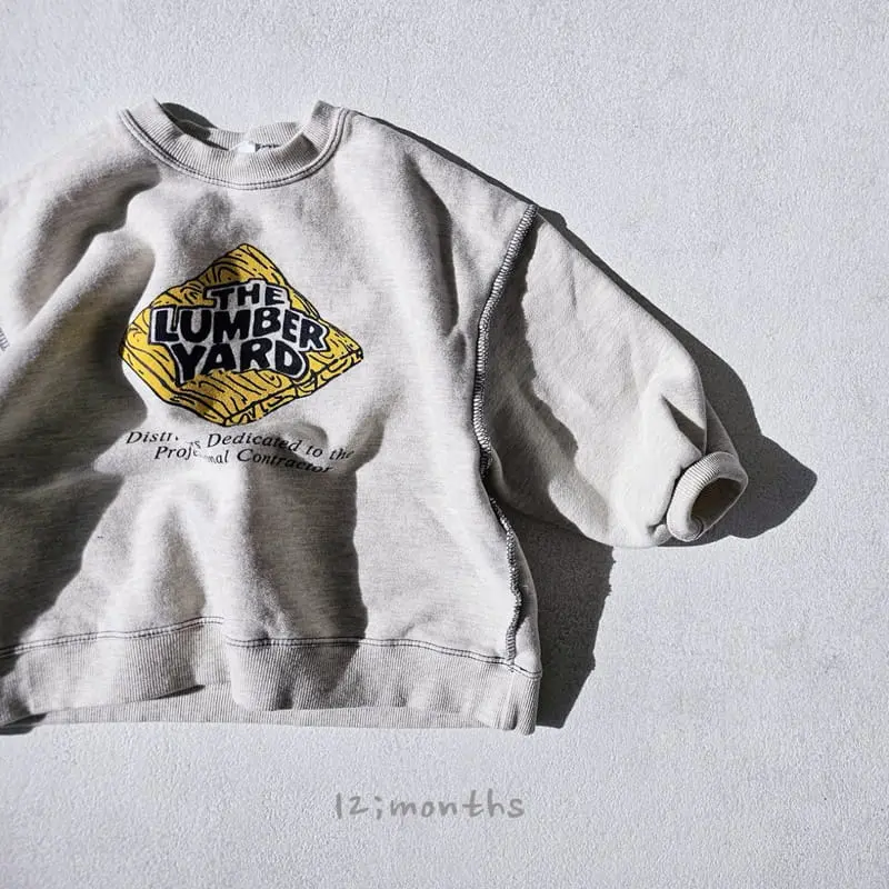12 Month - Korean Children Fashion - #stylishchildhood - Reverse Sweatshirt