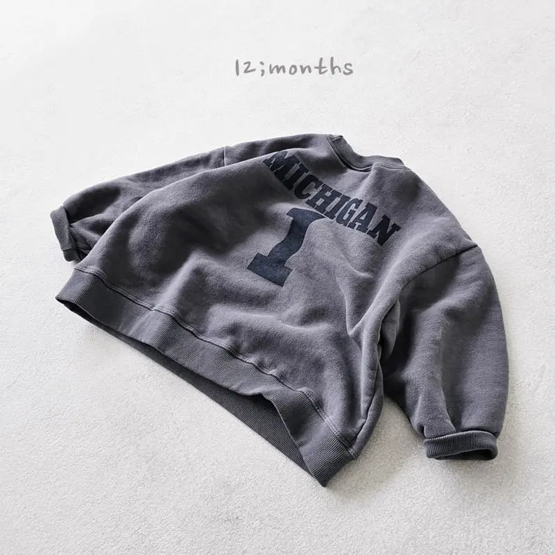 12 Month - Korean Children Fashion - #todddlerfashion - Michigan Sweatshirt - 3
