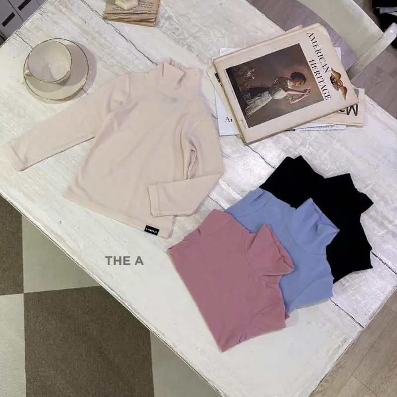 A-Market - Korean Children Fashion - #childofig - Warm Turtleneck Tee - 3
