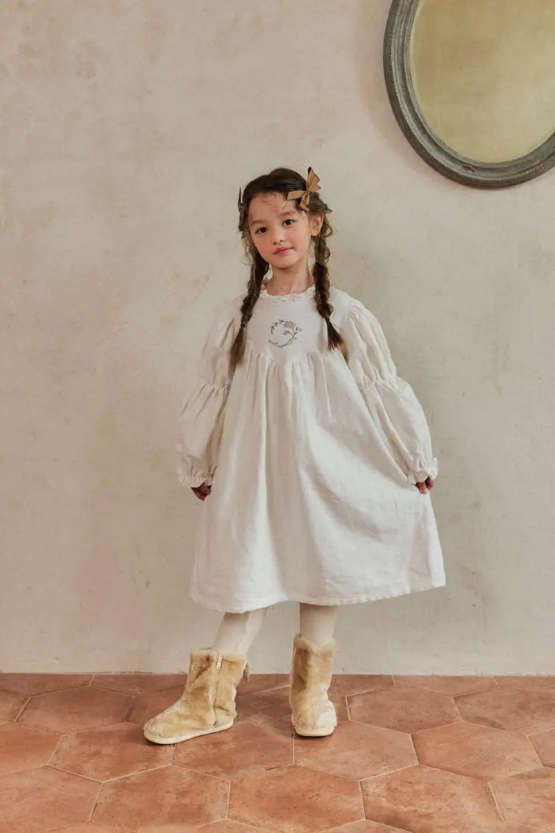 A-Market - Korean Children Fashion - #childofig - Princess Flower One-piece - 12