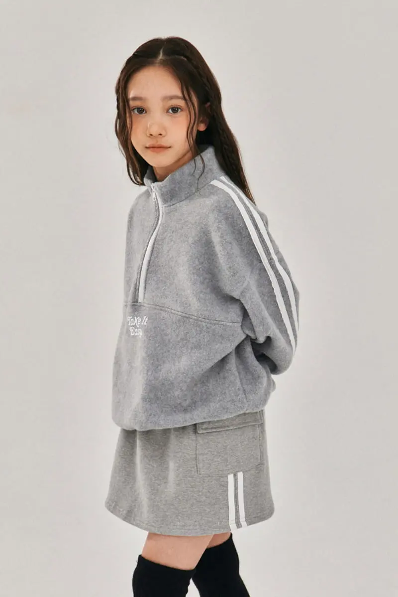 A-Market - Korean Children Fashion - #childrensboutique - Tape Cargo Skirt - 7