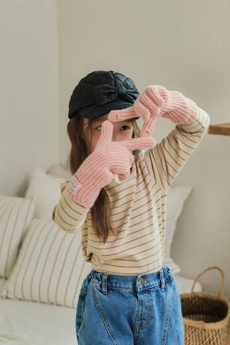 A-Market - Korean Children Fashion - #childofig - Ribbon Padding Hat - 4