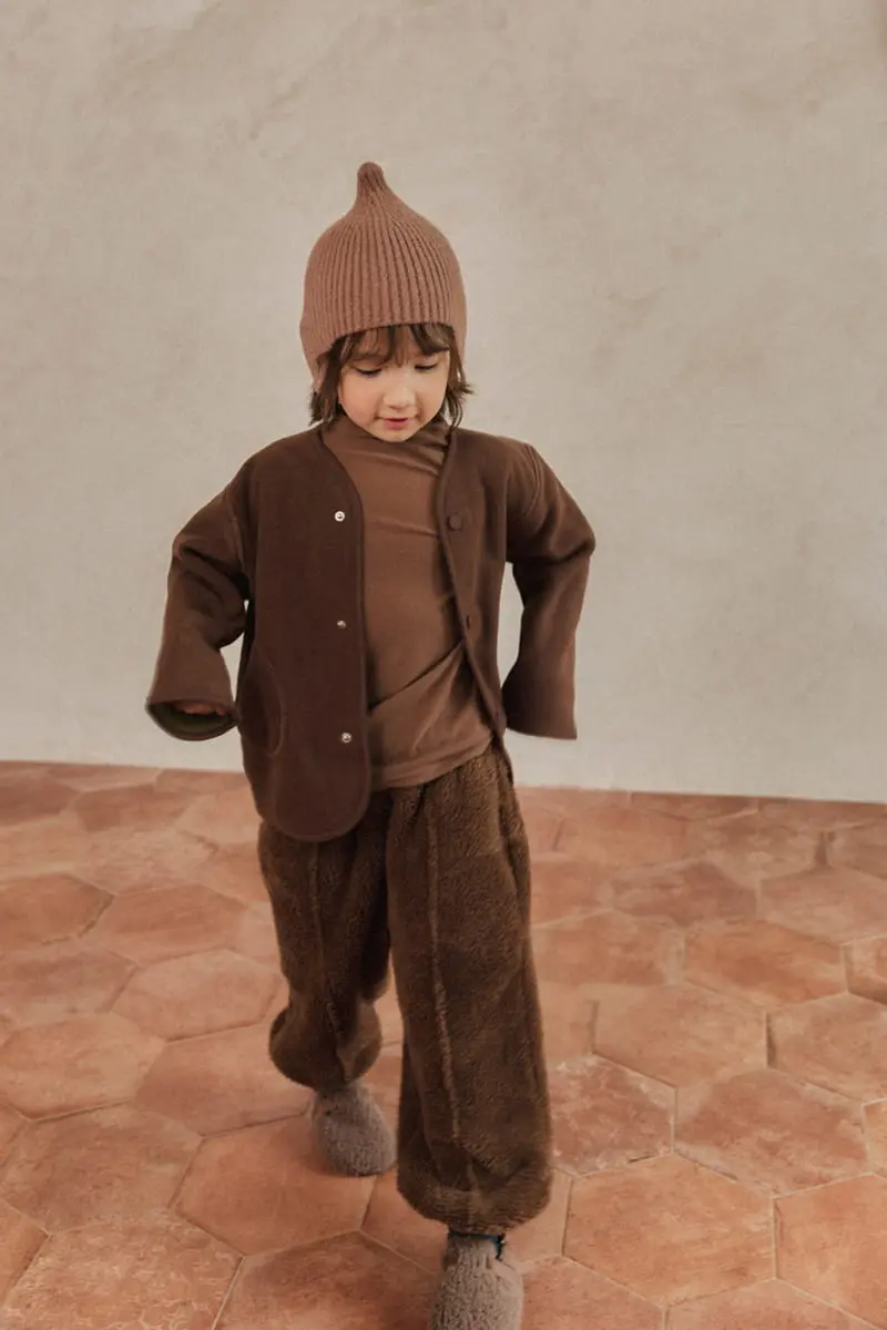 A-Market - Korean Children Fashion - #discoveringself - Boa Pants - 6