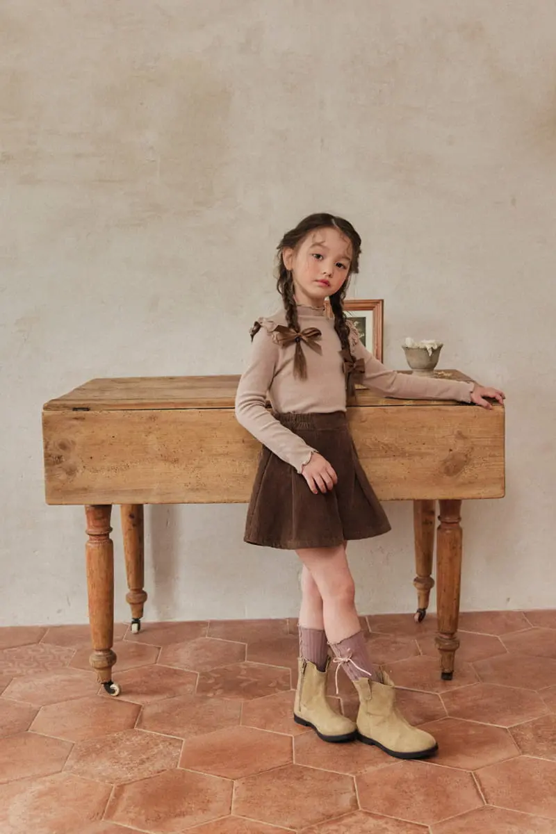 A-Market - Korean Children Fashion - #discoveringself - Ribbon Terry Socks - 11
