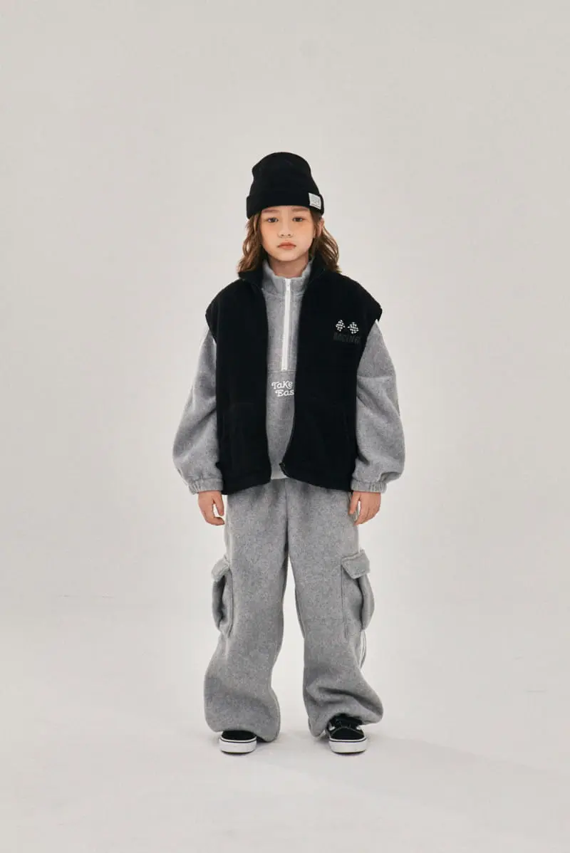 A-Market - Korean Children Fashion - #fashionkids - Lacing Vest - 7