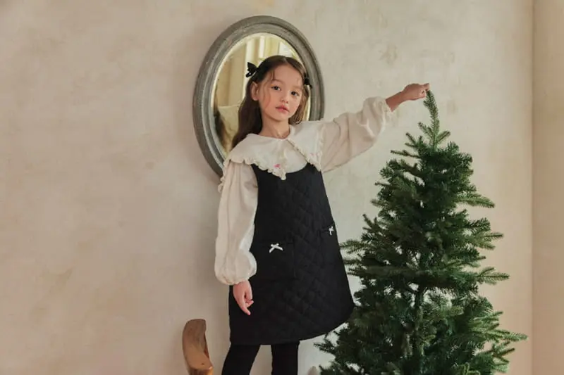 A-Market - Korean Children Fashion - #fashionkids - Pink Ribbon Blouse - 6