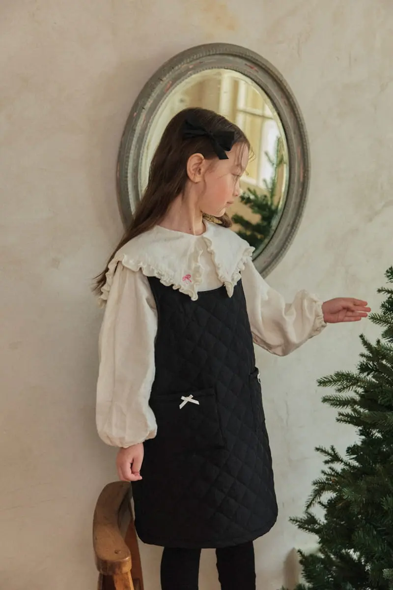 A-Market - Korean Children Fashion - #kidsshorts - Embossing One-piece - 2