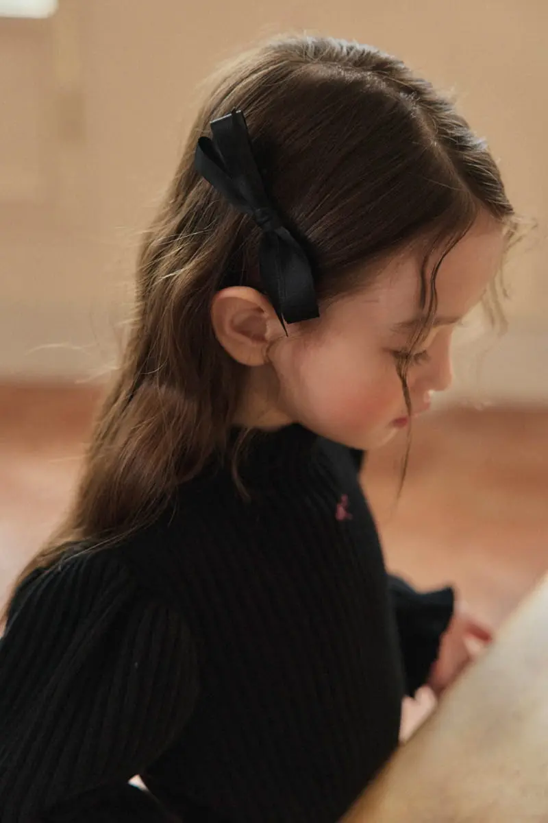 A-Market - Korean Children Fashion - #fashionkids - Dubble Ribbon Hairpin - 4