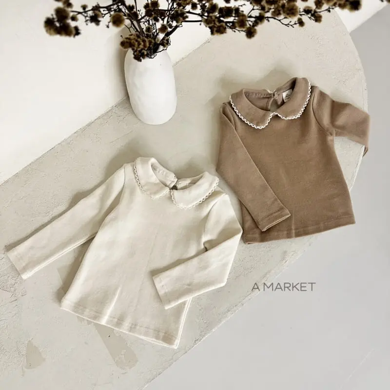 A-Market - Korean Children Fashion - #littlefashionista - Toson Collar Tee